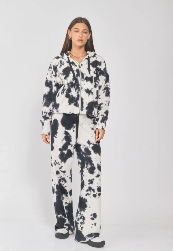 מכנס & חולצה טרנינג טרי רחבים נשים