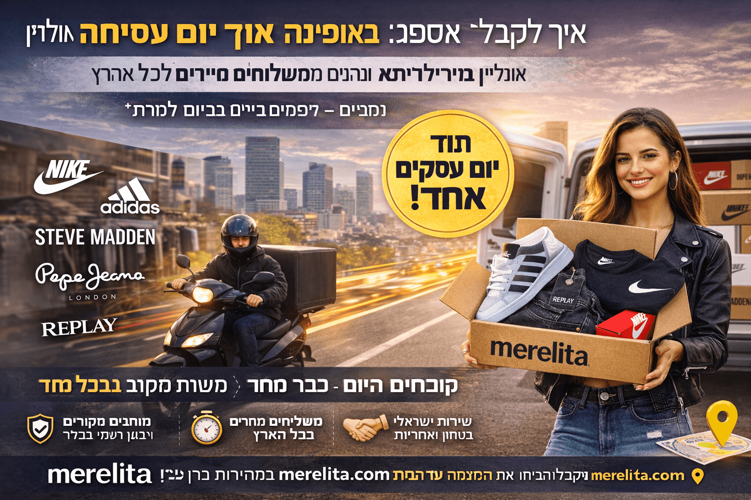 משלוחי אקספרס באופנה